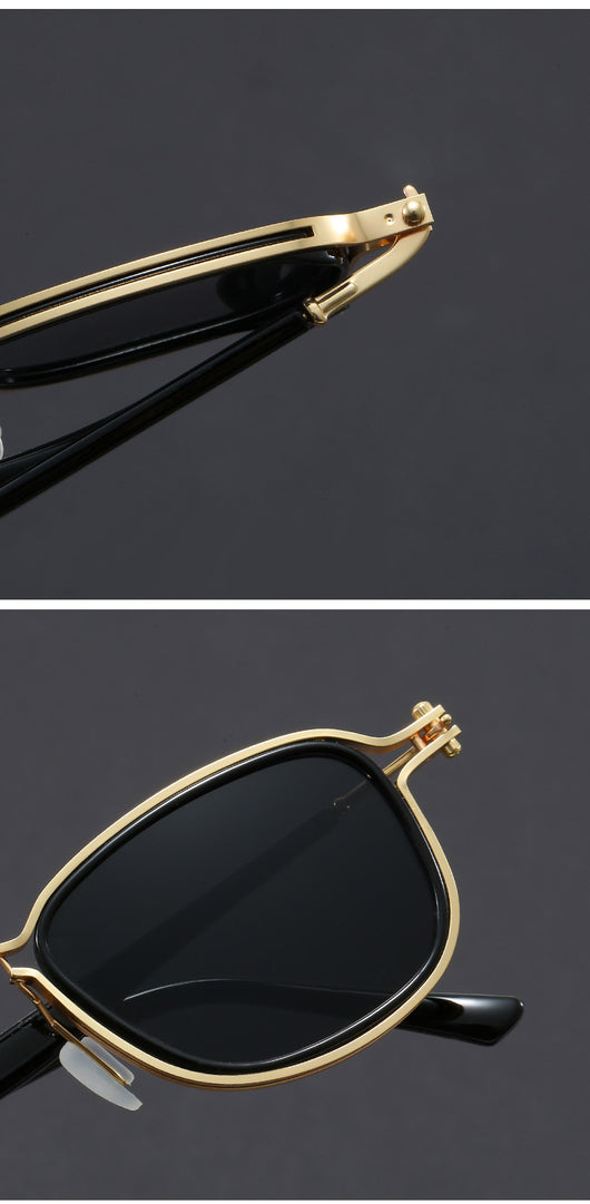Gafas de Sol Retro Marco Cuadrado Metal - Image 17