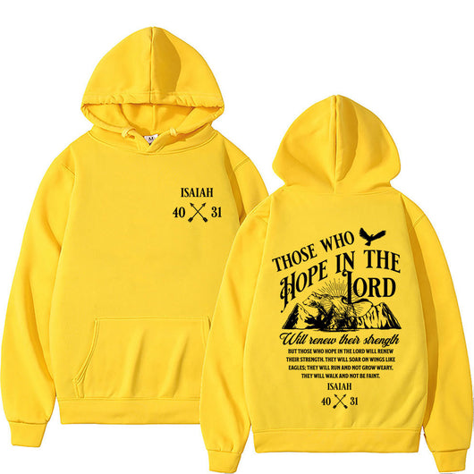 Sudaderas con Estampado de Letras Cristianas Jesús para Hombre y Mujer - Image 10
