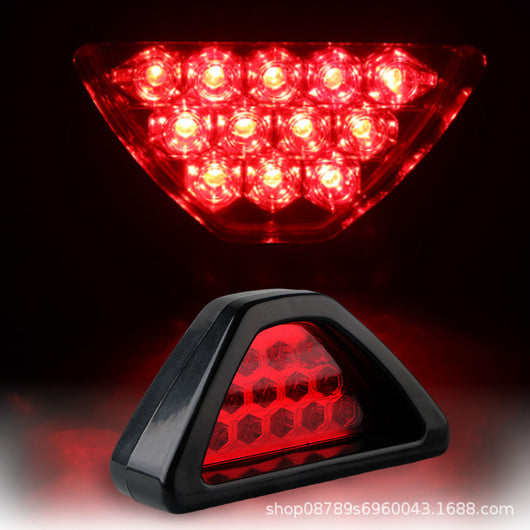 Luz LED Trasera Universal para Auto y Moto - Freno y Advertencia Triangular - Image 11