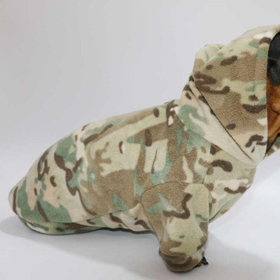 Sudadera con Capucha Acolchada de Terciopelo Reversible para Mascotas