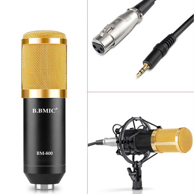 Micrófono Condensador BM800 Profesional para Grabación y Transmisión en Vivo - Image 9