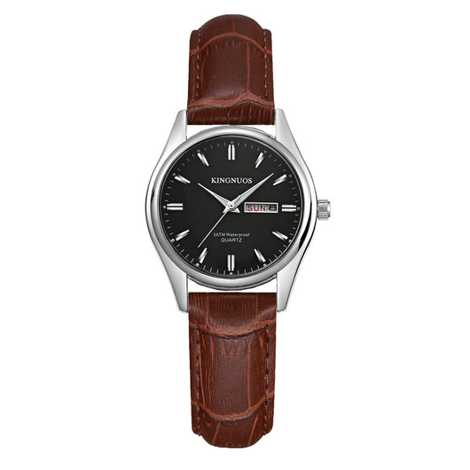 Reloj Dual Calendario para Hombre y Mujer Resistente al Agua Cuarzo Preciso - Image 38