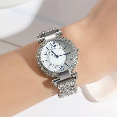 Juego de 5 Relojes para Mujer con Diamantes y Números Romanos - Image 10