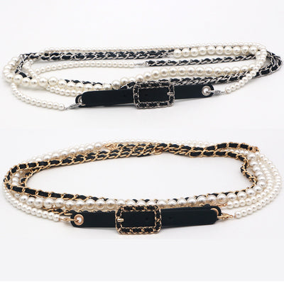 Cinturón de Cadena de Perlas para Mujer - Image 3