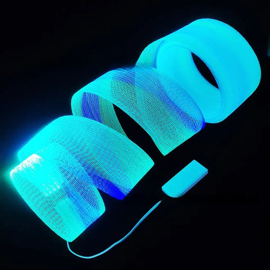 Tela LED Fibra Óptica con Fuente de Luz RGB 16W