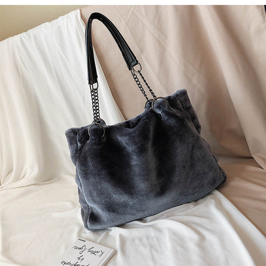 Bolso de Hombro Tote con Cadena - Gran Capacidad y Estilo - Image 5