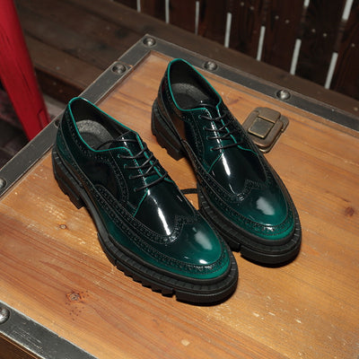Zapatos de Cuero Genuino con Plataforma Elevadora para Hombre - Image 2