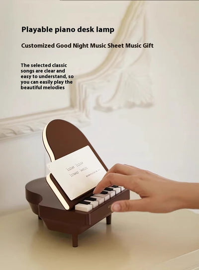 Parlante Bluetooth Piano con Carga Inalámbrica y Luz Nocturna - Image 7