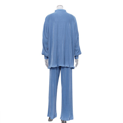 Pantalones Plisados Sueltos Estilo Retro Europeo Americano para Mujer - Image 33