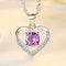 Fashionable Eternal Love Girl Necklace Pendant Morado without chain 1PC