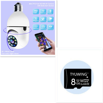 Cámara WiFi 1080P en Bombilla E27 con Zoom 4X y Alarma Inteligente - Image 10