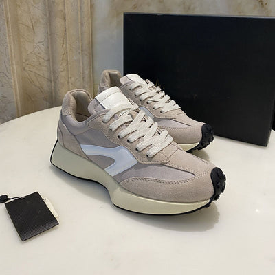 Tenis Casuales para Mujer con Plataforma, Punta Redonda y Cordones en Cuero - Image 7