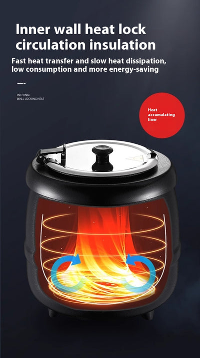 Olla Térmica Eléctrica para Sopas y Caldos con Aislamiento en Acero Inoxidable - Image 10