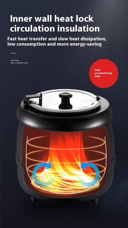 Olla Térmica Eléctrica para Sopas y Caldos con Aislamiento en Acero Inoxidable - Image 10