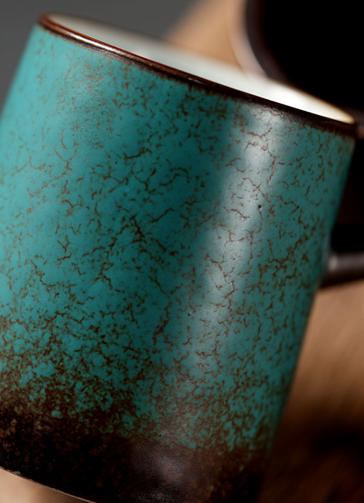 Taza Cerámica Japonesa con Tapa y Separador de Té - Image 10