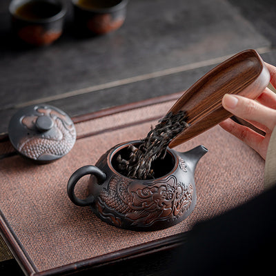 Tetera de Barro Púrpura Año del Dragón - Cerámica Artesanal Xianglong para Té Premium - Image 3