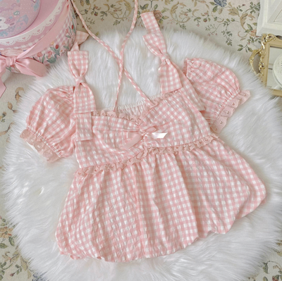 Blusa Cuadrille Suave Estilo Soft Girl - Diseño Original Verano - Image 7