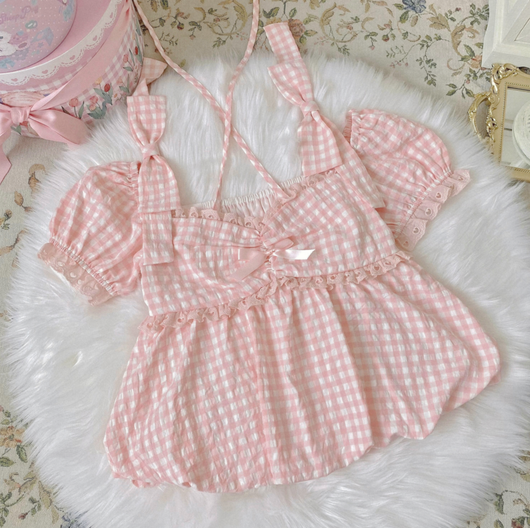 Blusa Cuadrille Suave Estilo Soft Girl - Diseño Original Verano - Image 7
