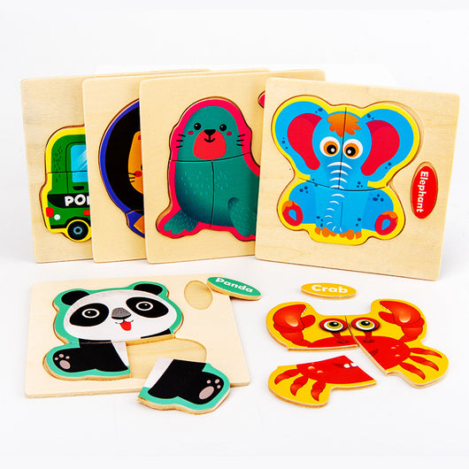 Rompecabezas 3D con Diseños de Dibujos Animados - Image 2