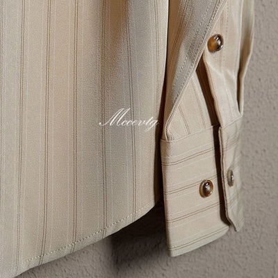 Camisa Vintage a Rayas para Hombre - Primavera y Otoño - Image 4