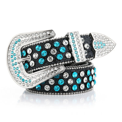 Cinturón Elegante para Mujer con Incrustaciones de Diamantes Decorativos - Image 3