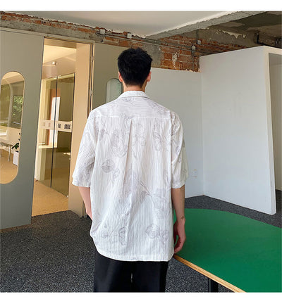 Camisa Cubana de Verano Casual para Hombre - Image 16