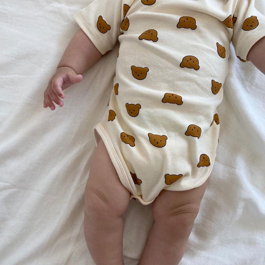 Body de Bebé Verano Manga Corta Diseño Coreano Estampa Fashion - Image 8