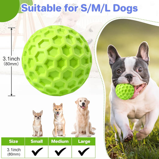 Pelota Masticable Indestructible para Perros Grandes - Juguete Interactivo Antiansied con Sonido - Image 5