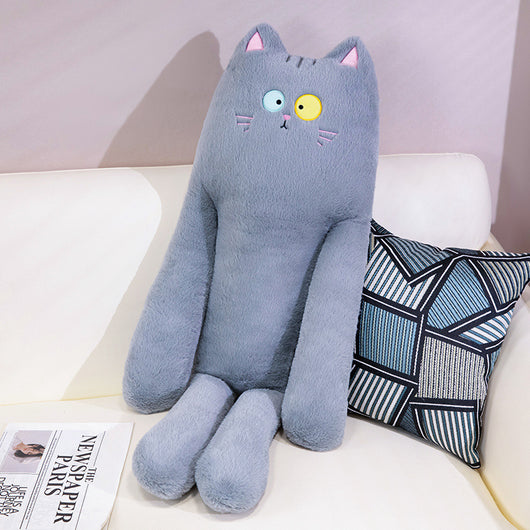 Almohada Gato Alargada para Dormir - Peluche de Apoyo para Piernas Tamaño Grande - Image 6