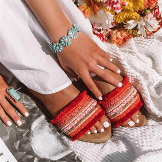 Sandalias Planas Cómodas Talla Grande para Mujer - Image 5