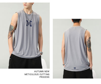 Camiseta Sin Mangas Hombre Estampado Letras - Colección Verano - Image 20