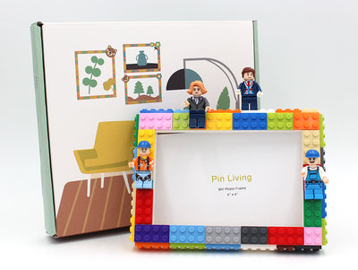 Marco Portafoto Infantil Armable con Bloques de Construcción - Image 14