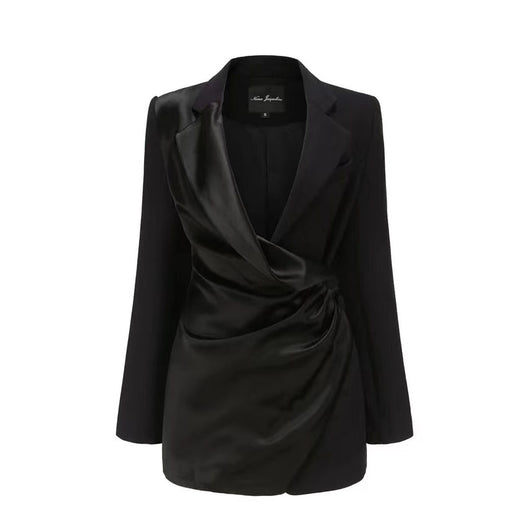 Blazer V-Neck Manga Larga con Personalidad para Mujer - Image 11