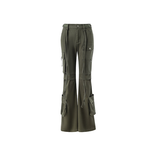 Pantalones Cargo Retro de Pierna Ancha - Image 4