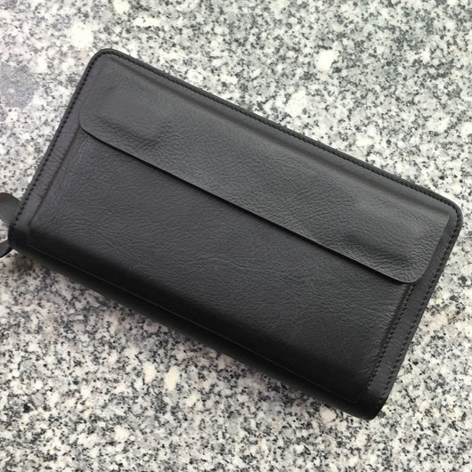 Billetera Ejecutiva de Cuero para Hombre con Bolsillo Frontal - Image 13