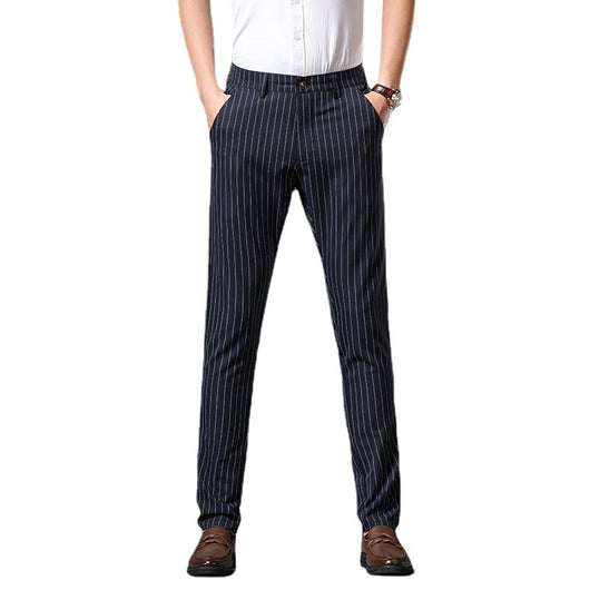 Pantalones Slim Juveniles con Rayas y Tecnología Stretch - Image 7