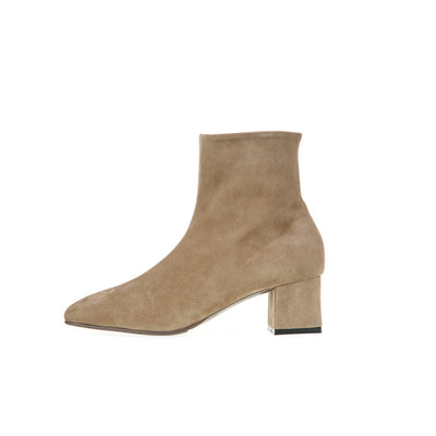 Botas Martin de Tacón Grueso con Punta Cuadrada para Mujer - Image 11
