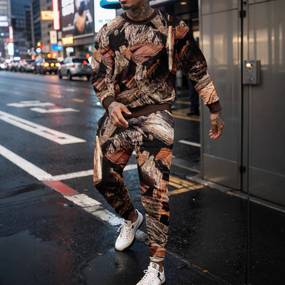 Conjunto Deportivo Camuflaje Jungle - Sudadera Cuello Redondo y Pantalón - Image 3