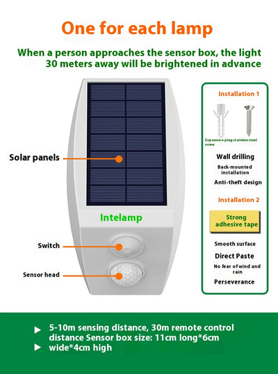 Lámpara Solar de Exterior con Sensor de Movimiento - Iluminación Ultra Potente - Image 15