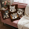 Funda de Almohada Schnauzer Adorable - Diseño Cartoon Perro