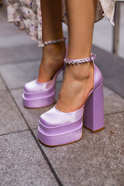 Tacones Plataforma 14cm con Brillantes Cristal - Image 29