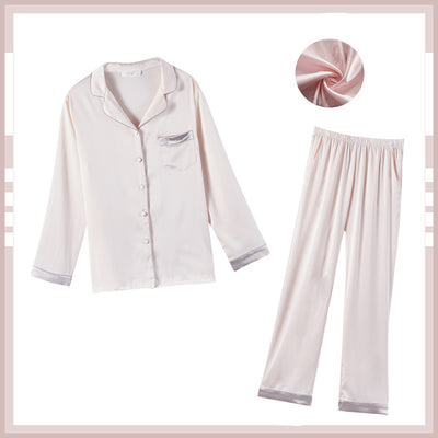 Pijama de Seda Helada para Mujer - Conjunto Corto de Verano - Image 3