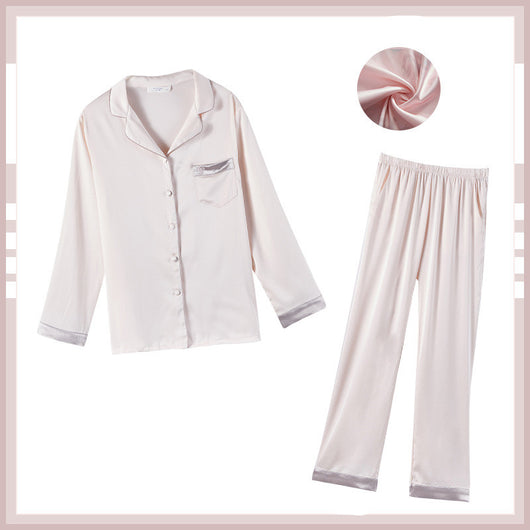 Pijama de Seda Helada para Mujer - Conjunto Corto de Verano - Image 3
