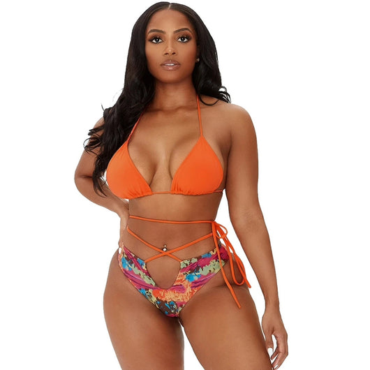 Bikini con Amarre Ajustable para Mujer - Image 3