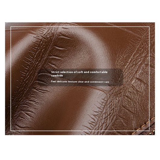 Bolso Mensajero de Cuero Genuino con Correa Cruzada - Image 15
