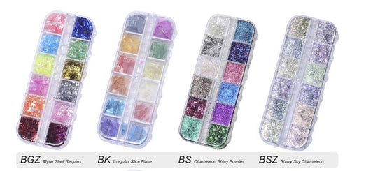 Decoraciones de Uñas Holográficas Hexagonales para Nail Art - Image 5