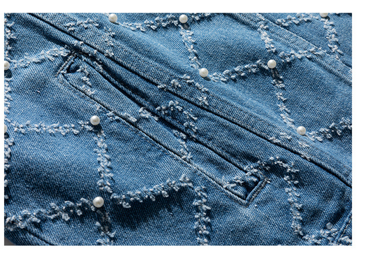 Chaqueta Denim Retro Japonesa con Detalles de Herramientas - Image 12