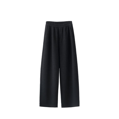 Pantalones de Lana Rectos Térmicos Talle Alto Slim Otoño Invierno - Image 6