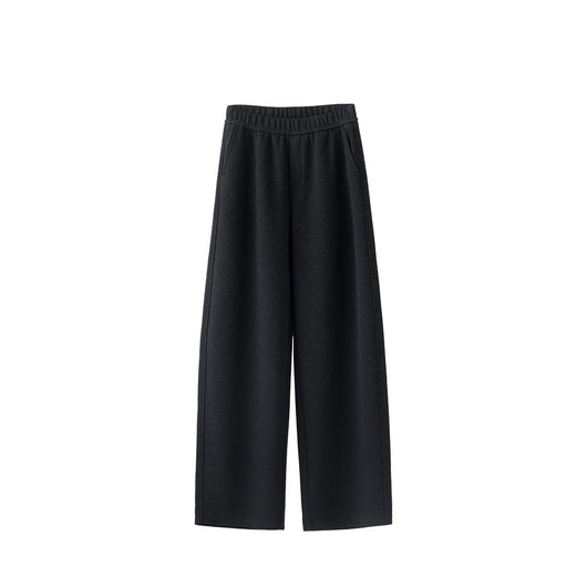 Pantalones de Lana Rectos Térmicos Talle Alto Slim Otoño Invierno - Image 6