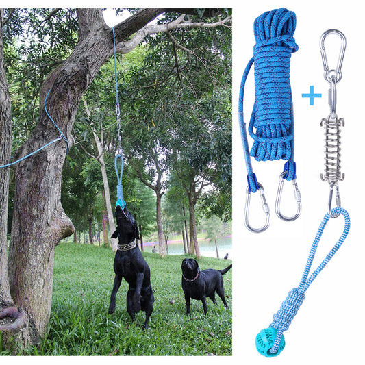 Juguete Interactivo para Perro de Acero Inoxidable con Suspensión por Resorte - Image 2
